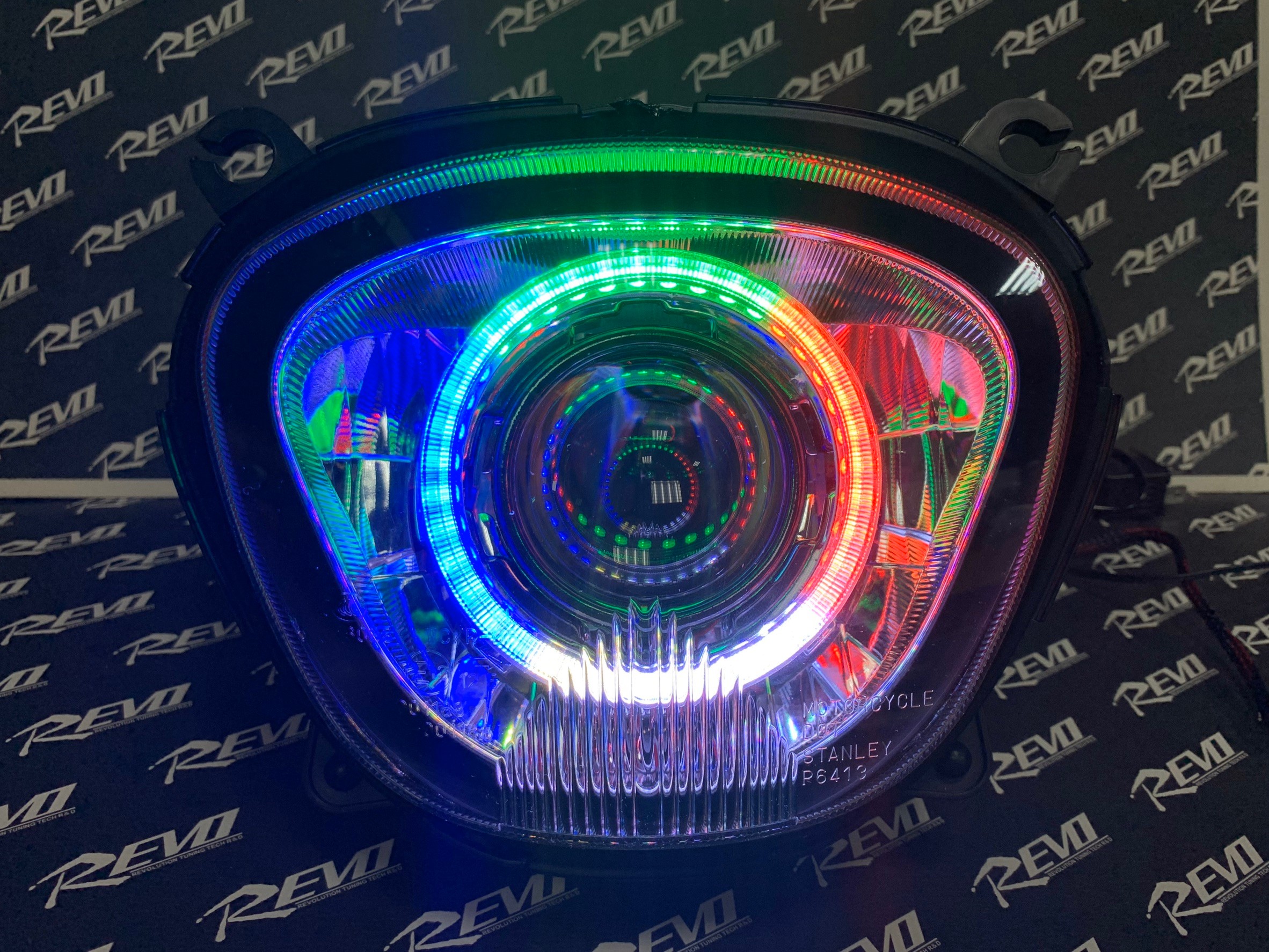 REVO M109R M1800R VZR1800 KnightRider LED HeadLight w/ Color